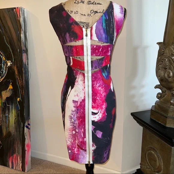 New Escada Delphi Dress in “Fantasy”- Euro-40 U.S.-10 - Picture 8 of 15